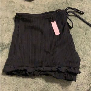 Victoria secret ruffle night shorts